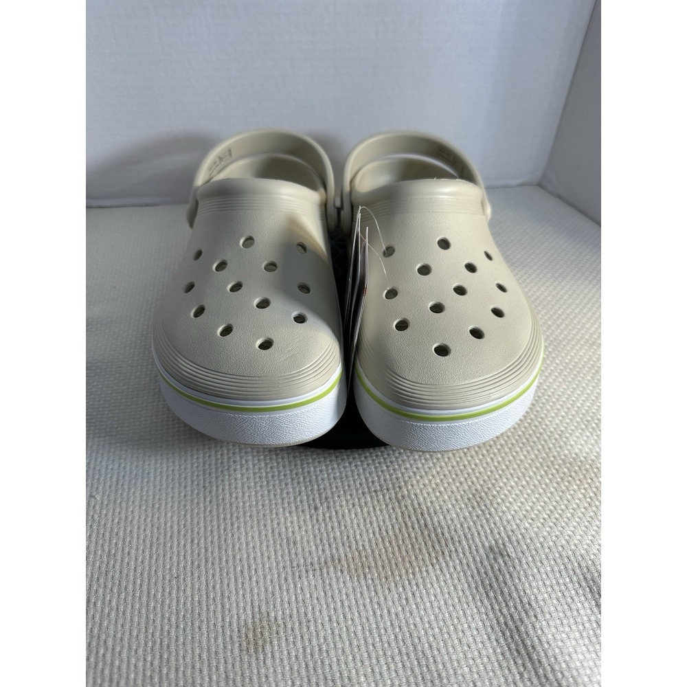 Crocs Mens Crocband‎ Clean Clogs Light Beige Shoes M Sz 7 W  9 NWT Authentic